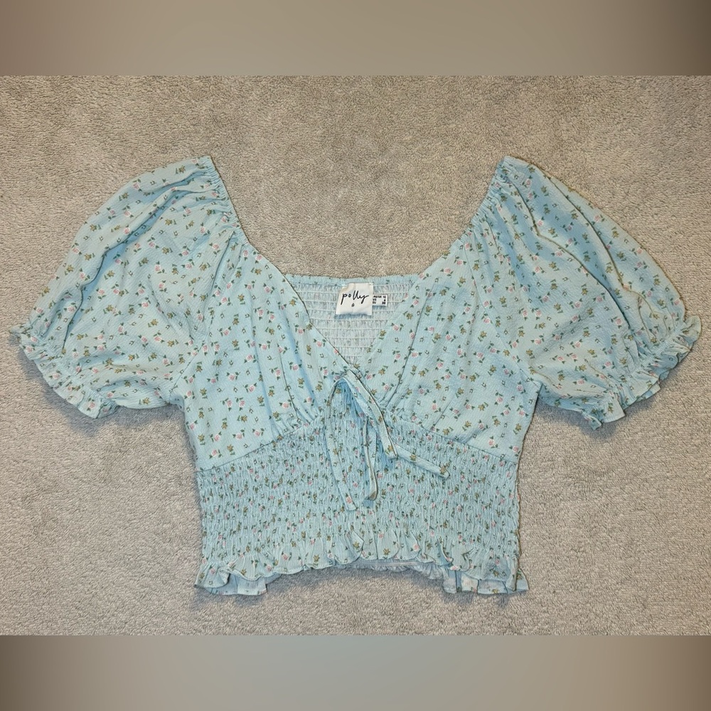 Polly - Baby Doll Crop Top - Picture 3 of 7